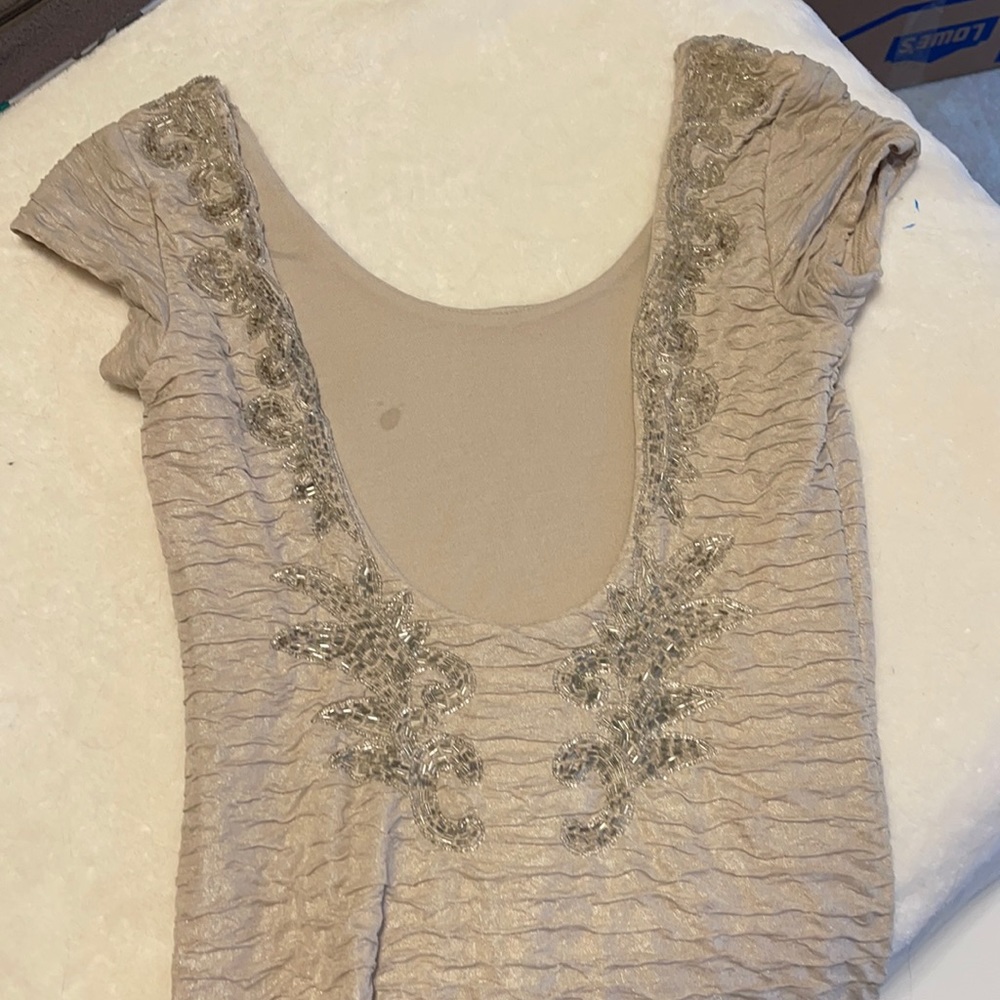 Free people plunge back bodycon dress
